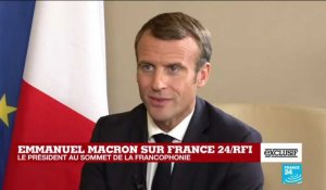 REPLAY - Entretien exclusif avec Emmanuel Macron au sommet de la Francophonie