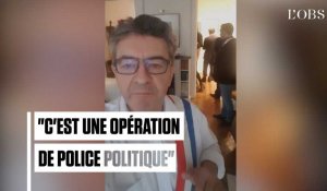Perquisitions : Mélenchon dénonce une "opération de police politique"