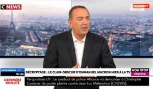 Morandini Live - Perquisitions LFI : Jean-Luc Mélenchon fustigé pour son attitude (vidéo)