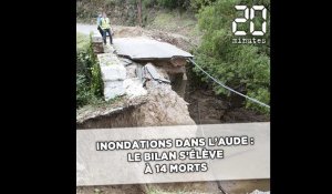 Inondations dans l'Aude: Le bilan s'élève à 14 morts
