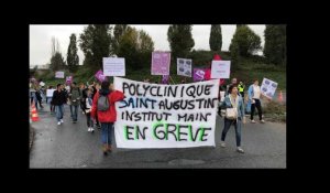 Saint-Herblain. Mobilisation des soignants de la Polyclinique et de Saint-Augustin