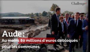 Inondations dans l'Aude: au moins 80 millions d'euros débloqués pour les communes 
