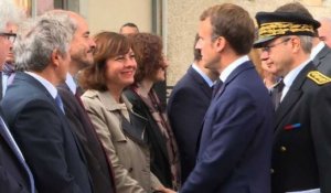Inondations: Emmanuel Macron rencontre les sinistrés de l'Aude
