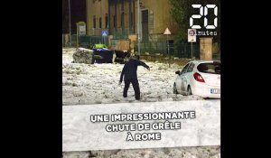 Italie: Une impressionnante chute de grêle à Rome bloque une partie de la ville