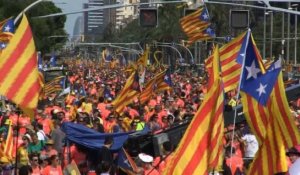 Catalogne: démonstration de forces des indépendantistes