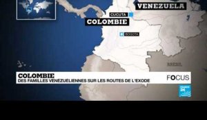 Vidéo : à la frontière entre le Venezuela et la Colombie, l'exode à tout prix