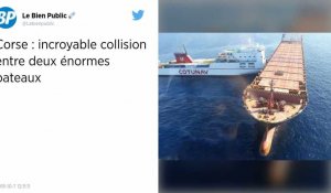Collision entre deux navires au large de la Corse : la crainte d'une pollution marine.