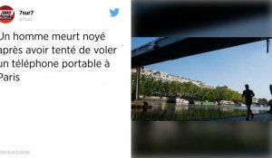 Paris : un homme meurt noyé alors qu'il tentait de voler un téléphone portable.