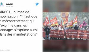 Première mobilisation syndicale de la rentrée contre la politique sociale de Macron.