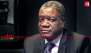 Réaction du prix Nobel de la paix Denis Mukwege après l'annonce de son prix
