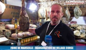 Le village corse a été inauguré ce matin à la Foire de Marseille