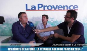 Les débats de la foire de Marseille : la pétanque aux Jeux olympiques ?