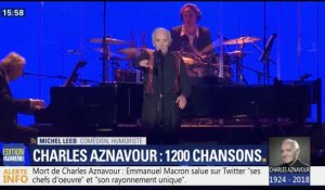 Michel Leeb raconte sa "dernière après-midi merveilleuse" avec Charles Aznavour la veille de sa mort