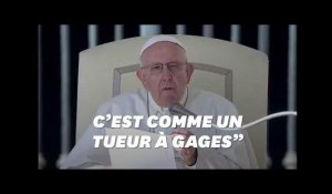 Le pape compare l'avortement à "engager un tueur à gages"