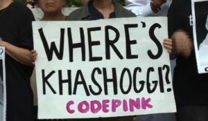 Khashoggi: manifestation devant l'ambassade saoudienne des USA