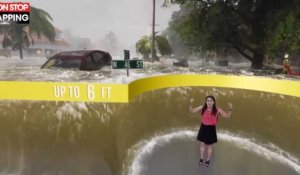 Ouragan Florence : les incroyables effets spéciaux d'une chaîne météo (vidéo)