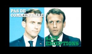 Pas de commentaire à l'étranger? Macron ne fait pas d'exception pour Mélenchon