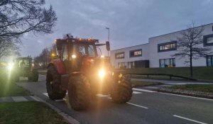 Arras: la contestation des agriculteurs perturbe la circulation