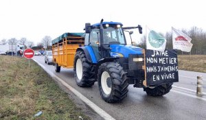 Beavais. Les agriculteurs bloquent l'autoroute A16 ce mardi 23 janvier