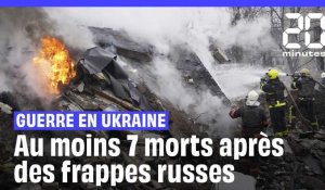 Guerre en Ukraine :  Au moins 7 morts et 80 blessés dans de nouvelles frappes russes