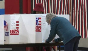 Primaires présidentielles USA : ouverture d'un bureau de vote à Manchester, New Hampshire