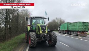 VIDÉO. En Deux-Sèvres, des agriculteurs en colère en route vers Niort