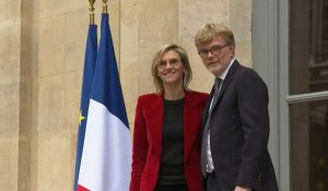 Agnès Pannier-Runacher accueillie par Marc Fesneau au ministère de l'Agriculture