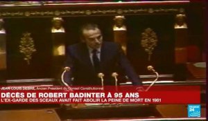 Mort de Robert Badinter : souvenirs d'un "personnage rare qui exprimait les voix de la République et de l'intelligence"
