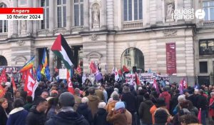 VIDÉO. À Angers, plus d’un millier de personnes réunies en soutien à la Palestine