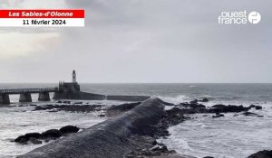 En alerte orange, Les Sables d'Olonne n'ont pas connu de dégâts liés à la submersion