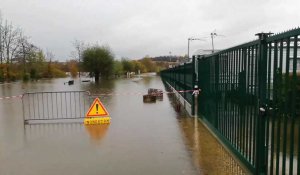 En novembre, le village de Brimeux subissait la première vague des inondations.