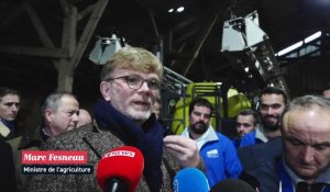 Mahalon : Le ministre de l'agriculture Marc fesneau en déplacement dans le Finistère