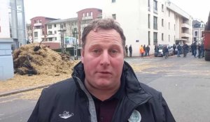 Clément Cuvillier, représentant FDSEA 62, s'exprime sur les raisons de la colère des agriculteurs