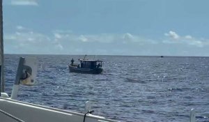 VIDÉO. Arkéa Ultim Challenge : Anthony Marchand croise des bateaux de pêche en plein Atlantique