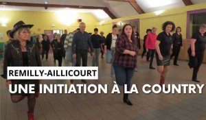 Une initiation à la country à Remilly-Aillicourt
