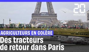 Colère des agriculteurs : Des tracteurs de retour dans Paris à la veille du salon de l'agriculture