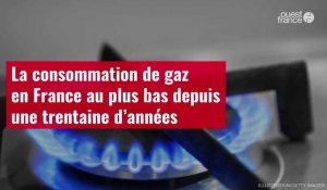 VIDÉO. La consommation de gaz en France au plus bas depuis une trentaine d’années
