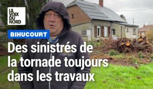 A Bihucourt, des sinistrés toujours dans les travaux