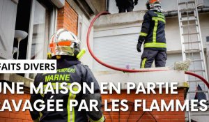 Un incendie ravage une maison à Châlons-en-Champagne