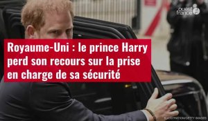 VIDÉO. Royaume-Uni : le prince Harry perd son recours sur la prise en charge de sa sécurit