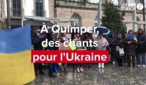 VIDÉO. À Quimper, des chants pour soutenir l'Ukraine, ce samedi