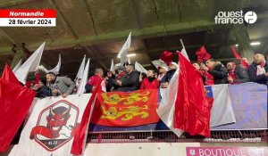 VIDÉO. Coupe France de football : stade plein et grosse ambiance pour le quart de finale de Rouen