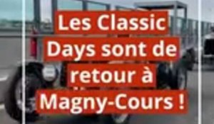 Automobile - Les belles voitures roulent des mécaniques à Magny-Cours pour les Classic Days [Vidéo]