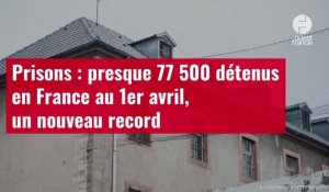 VIDÉO. Prisons : presque 77 500 détenus en France au 1er avril, un nouveau record