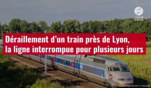 VIDÉO. Déraillement d’un train près de Lyon, la ligne interrompue pour plusieurs jours
