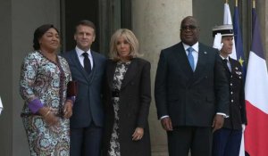 Emmanuel Macron reçoit le président de la RDC Félix Tshisekedi