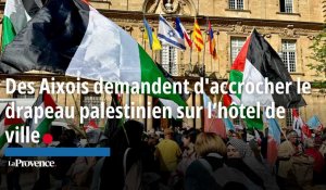 Des Aixois demandent à la maire d'accrocher le drapeau palestinien sur l’hôtel de ville