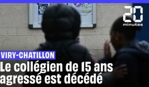 Viry-Châtillon : Le collégien de 15 ans agressé est décédé