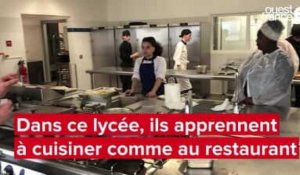 VIDÉO. Dans ce lycée du Finistère, ils apprennent à cuisiner comme au restaurant