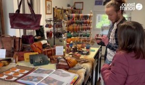 VIDÉO. Journées européennes des métiers d'art : ce maroquinier fait découvrir son activité à Caen